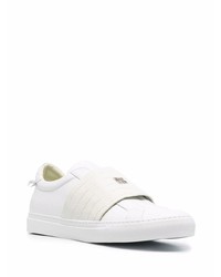 weiße Slip-On Sneakers aus Leder von Givenchy