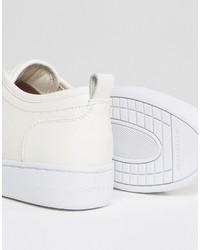 weiße Slip-On Sneakers aus Leder von G Star
