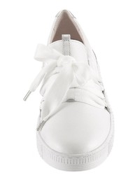 weiße Slip-On Sneakers aus Leder von Gabor