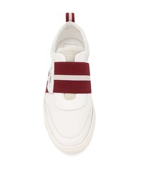 weiße Slip-On Sneakers aus Leder von Bally