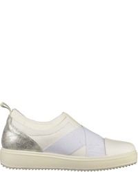 weiße Slip-On Sneakers aus Leder von IGI&Co