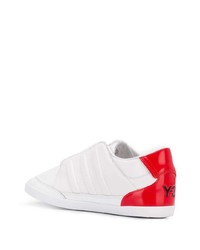 weiße Slip-On Sneakers aus Leder von Y-3