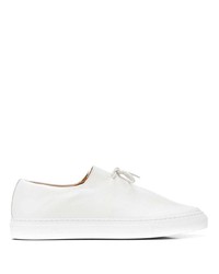 weiße Slip-On Sneakers aus Leder von MACKINTOSH