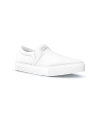 weiße Slip-On Sneakers aus Leder von Swear