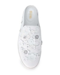 weiße Slip-On Sneakers aus Leder von MICHAEL Michael Kors