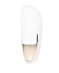 weiße Slip-On Sneakers aus Leder von Marni