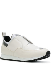 weiße Slip-On Sneakers aus Leder von Tod's