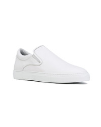 weiße Slip-On Sneakers aus Leder von Aiezen