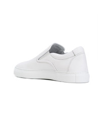 weiße Slip-On Sneakers aus Leder von Aiezen