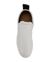 weiße Slip-On Sneakers aus Leder von Joseph