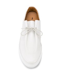 weiße Slip-On Sneakers aus Leder von MACKINTOSH