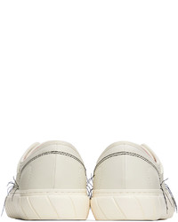 weiße Slip-On Sneakers aus Segeltuch von Both