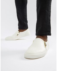 weiße Slip-On Sneakers von ASOS DESIGN