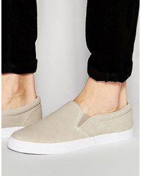 weiße Slip-On Sneakers von Asos