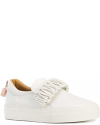 weiße Slip-On Sneakers von Buscemi