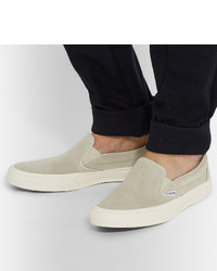 weiße Slip-On Sneakers von Tom Ford