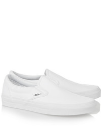 weiße Slip-On Sneakers von Vans