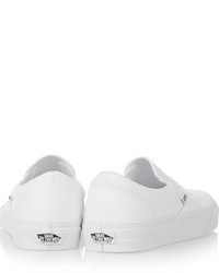 weiße Slip-On Sneakers von Vans