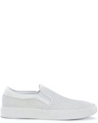 weiße Slip-On Sneakers von Christian Dior