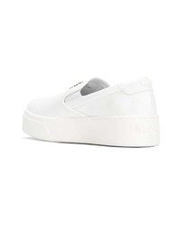 weiße Slip-On Sneakers von Kenzo