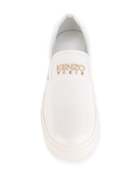 weiße Slip-On Sneakers von Kenzo