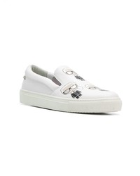 weiße Slip-On Sneakers von Karl Lagerfeld