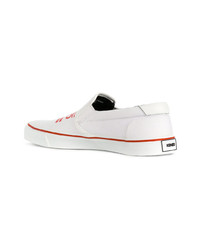weiße Slip-On Sneakers von Kenzo