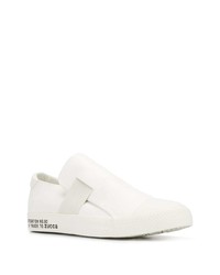 weiße Slip-On Sneakers von Zucca