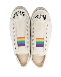 weiße Slip-On Sneakers von Acne Studios