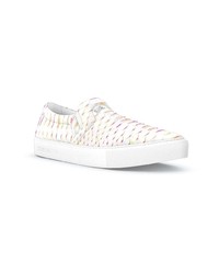 weiße Slip-On Sneakers von Swear