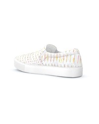 weiße Slip-On Sneakers von Swear