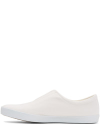 weiße Slip-On Sneakers von Lemaire