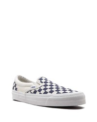 weiße Slip-On Sneakers von Vans