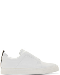 weiße Slip-On Sneakers von Pierre Hardy