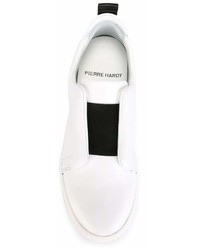 weiße Slip-On Sneakers von Pierre Hardy
