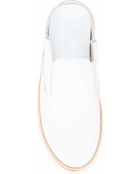 weiße Slip-On Sneakers von Maison Margiela