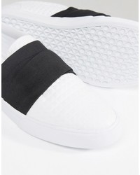 weiße Slip-On Sneakers von Asos