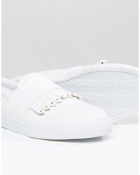 weiße Slip-On Sneakers von Asos