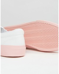 weiße Slip-On Sneakers von Asos