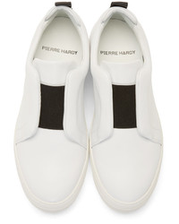 weiße Slip-On Sneakers von Pierre Hardy