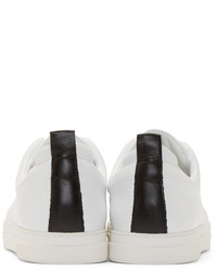 weiße Slip-On Sneakers von Pierre Hardy