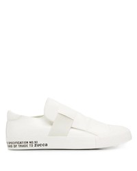 weiße Slip-On Sneakers von Zucca