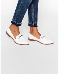 weiße Slipper von Asos