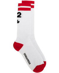 weiße Socken von DSQUARED2