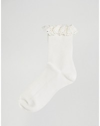 weiße Socken von Monki
