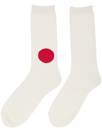 weiße Socken von Blue Blue Japan