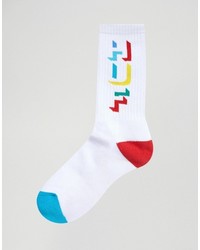 weiße Socken von HUF