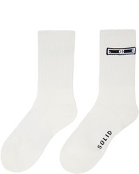 weiße Socken von Solid Homme