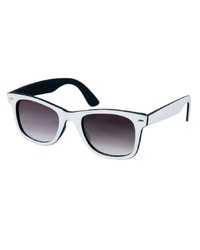 weiße Sonnenbrille von Asos