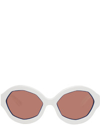 weiße Sonnenbrille von Marni